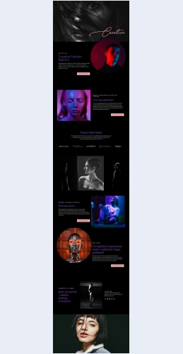 Creativefashionagency Creative Fashion Agency Целевая страница