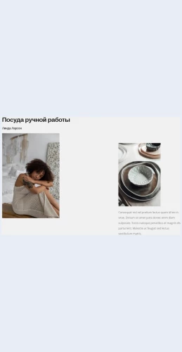 Dizaynerposudy Дизайнер посуды Целевая страница Скин лендинга с редактором.