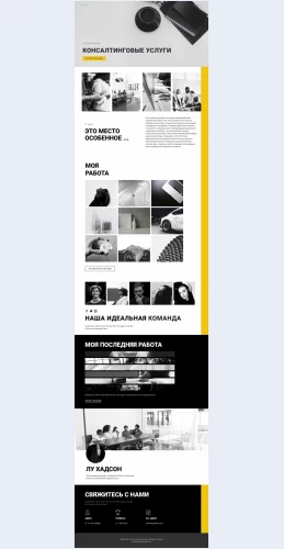 Konsultatsiidlyabiznesa Консультации для бизнеса Целевая страница Скин лендинга с редактором.