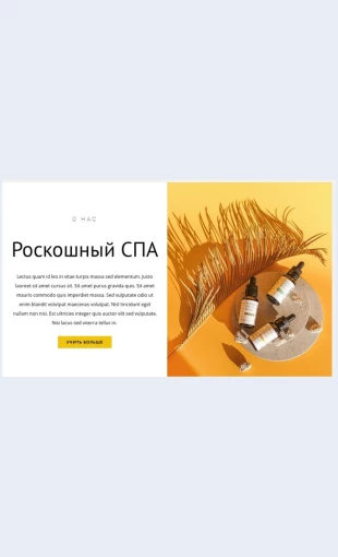 Luchshieroskoshnyespa Лучшие роскошные спа Целевая страница Скин лендинга с редактором.