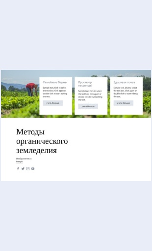 Metodyorganicheskogozemledeliya Методы органического земледелия Целевая страница Скин лендинга с редактором.