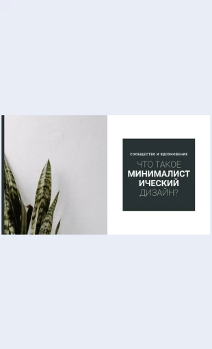 Minimalizmvtsvetakh Минимализм в цветах Целевая страница Скин лендинга с редактором.