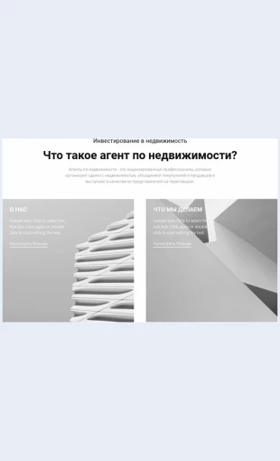 Nayditeagentaponedvizhimosti Найдите агента по недвижимости Целевая страница Скин лендинга с редактором.
