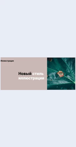 Novyystilvillyustratsii Новый стиль в иллюстрации Целевая страница Скин лендинга с редактором.
