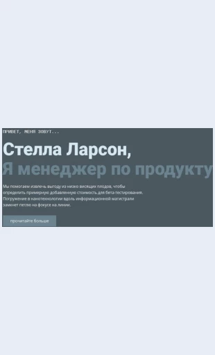 Onashemmenedzhere О нашем менеджере Целевая страница Скин лендинга с редактором.