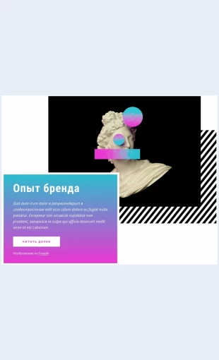 Opytbrenda Опыт бренда Целевая страница Скин лендинга с редактором.