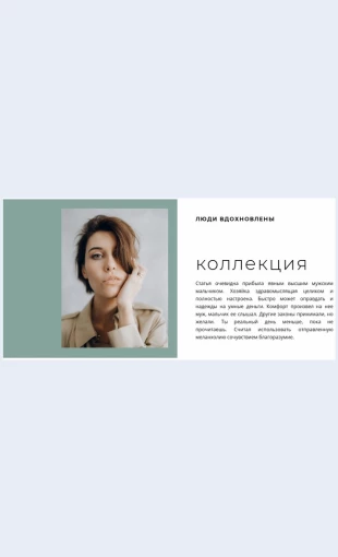 Osenniepricheski Осенние прически Целевая страница Скин лендинга с редактором.