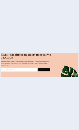 Podpiskananovostnuyurassylku Подписка на новостную рассылку Целевая страница