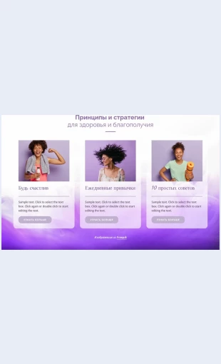 Printsipyzdorovya Принципы здоровья Целевая страница
