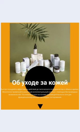 Professionalnayakosmetika Профессиональная косметика Целевая страница Скин лендинга с редактором.