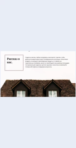 Rasskazonas Рассказ о нас Целевая страница Скин лендинга с редактором.