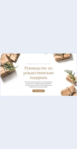 Rukovodstvoporozhdestvenskimpodarkam Заводская работа Целевая страница Скин лендинга с редактором.