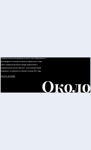 Tekstokompanii Текст о компании Целевая страница Скин лендинга с редактором.