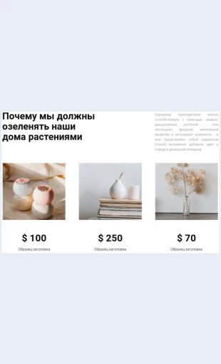 Tovarydlyadoma Товары для дома Целевая страница Скин лендинга с редактором.