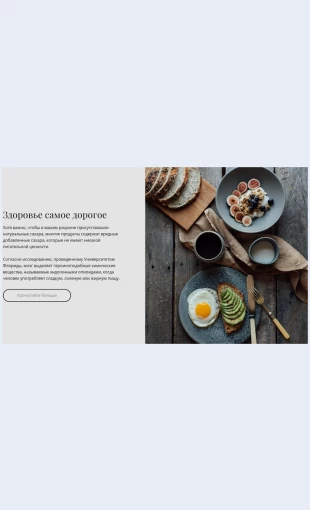 Zdorovoivkusno Здорово и вкусно Целевая страница Скин лендинга с редактором.