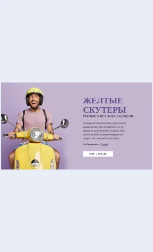 Zheltyeskutery Консультации по финансовым услугам Целевая страница Скин лендинга с редактором.
