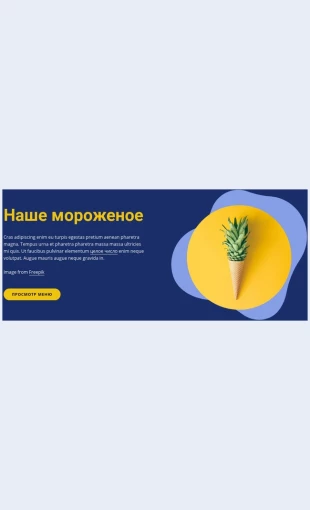 Nashmagazinmorozhenogo Наш магазин мороженого Целевая страница Скин лендинга с редактором.