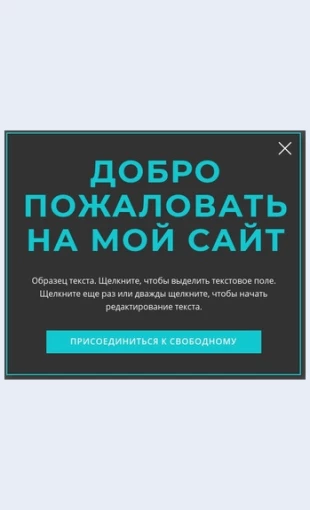Privetstvennayamodalnayaforma Приветственная модальная форма Целевая страница Скин лендинга с редактором.