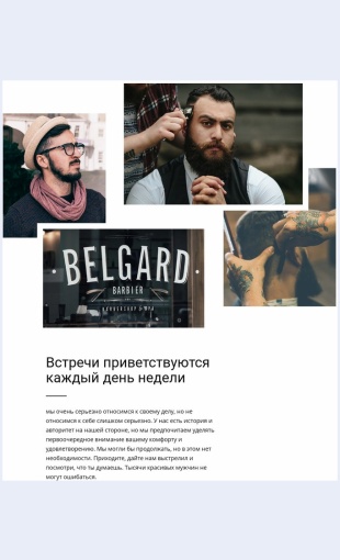 Belgardbarbe Белгард Барбье Целевая страница Скин лендинга с редактором.