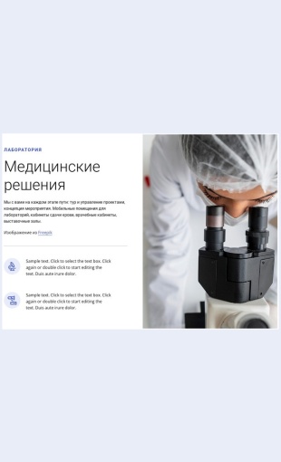 Meditsinskieresheniya Медицинские решения Целевая страница Скин лендинга с редактором.