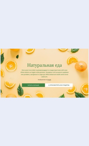 Naturalnayazdorovayapishcha Натуральная здоровая пища Целевая страница Скин лендинга с редактором.