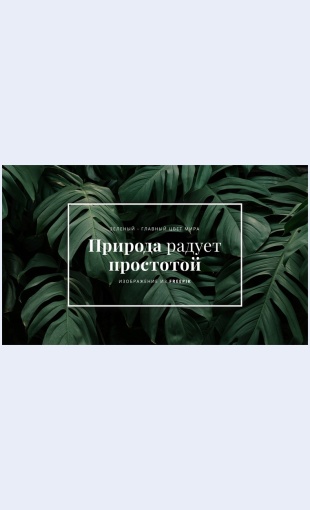 Prirodaraduetprostotoy Природа радует простотой Целевая страница Скин лендинга с редактором.