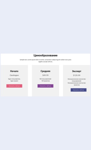 Sovremennayatablitsatsen Современная таблица цен Целевая страница Скин лендинга с редактором.